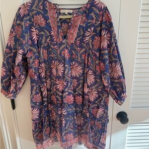 NWOT Casita Dress from Marea by Liz Joy  Floral Print Tunic Dres
